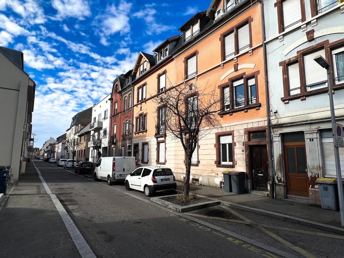 #3 Joli appartement T3 Mulhouse centre,Neuf, calme et tout équipé Extérieur photo