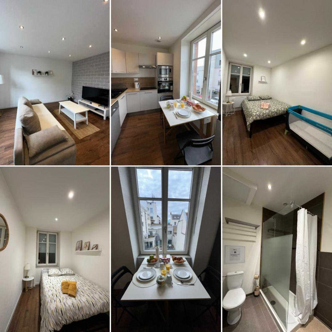 #3 Joli appartement T3 Mulhouse centre,Neuf, calme et tout équipé Extérieur photo